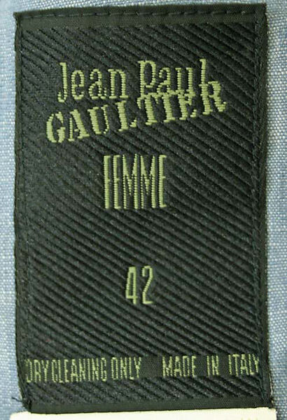 Jacket, Jean Paul Gaultier (French, born 1952), silk, linen, French