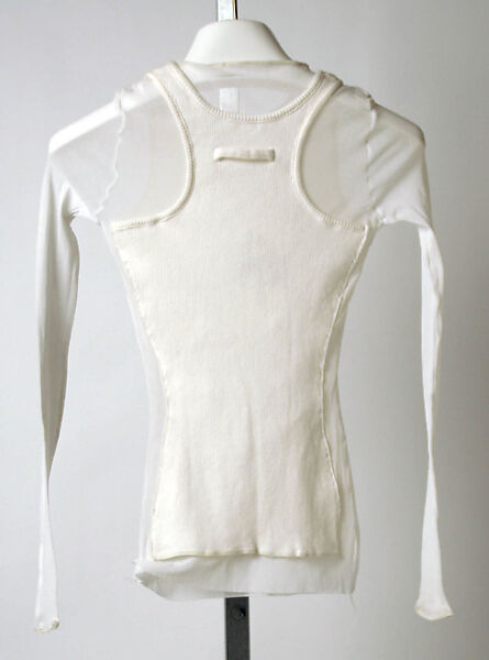 Ensemble, Jean Paul Gaultier (French, born 1952), cotton, nylon, French