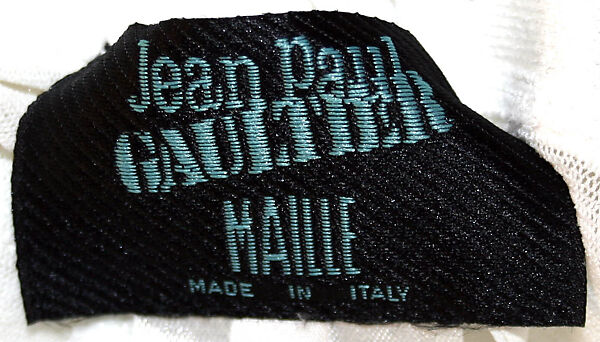 Ensemble, Jean Paul Gaultier (French, born 1952), cotton, nylon, French