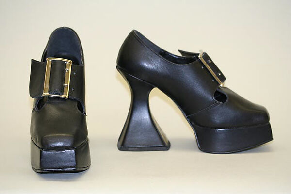 "Munster", John Fluevog (Canadian, born 1948), leather, metal, Canadian