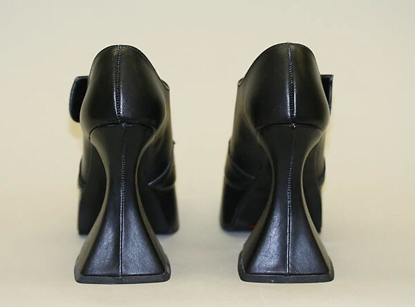 "Munster", John Fluevog (Canadian, born 1948), leather, metal, Canadian