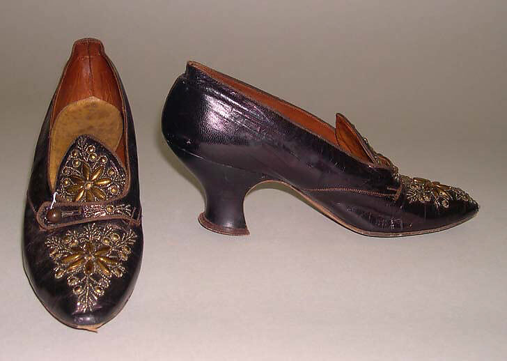 Pumps, Halle Brothers (American, founded 1891), leather, metal, American 