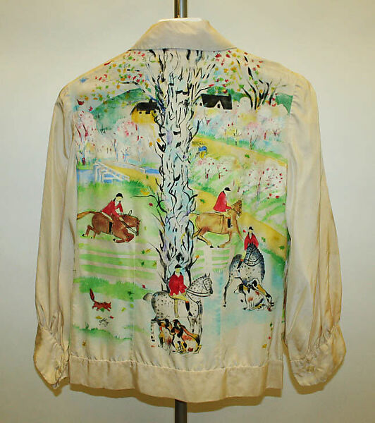 Blouse, Tina Leser (American, 1910–1986), silk, American