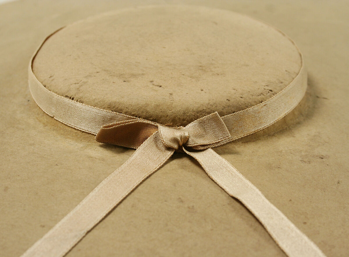 Hat, wool, silk, probably German