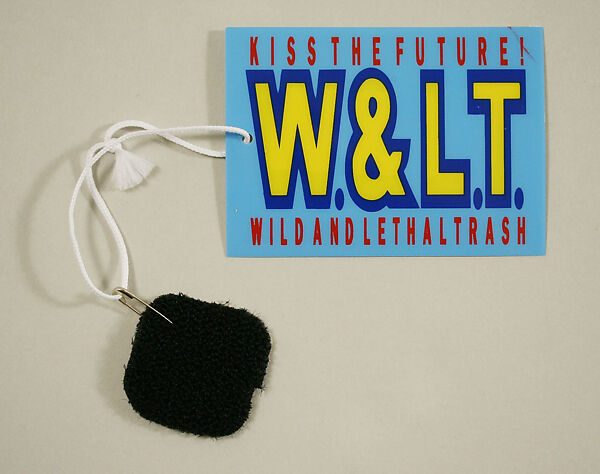 Ensemble, Walter Van Beirendonck (Belgian, born 1957), (a) Lycra; (b) wool, mixed media; (c, d, e) plastic, French