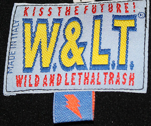 Ensemble, Walter Van Beirendonck (Belgian, born 1957), (a) Lycra; (b) wool, mixed media; (c, d, e) plastic, French
