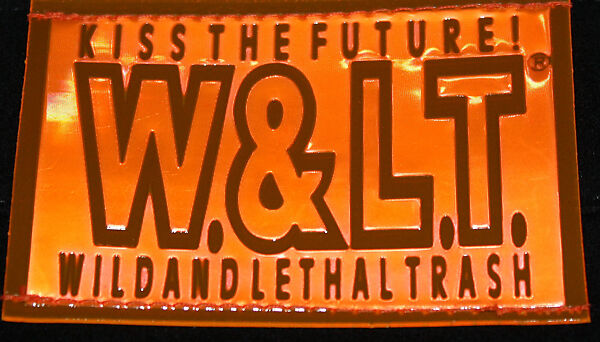 Ensemble, Walter Van Beirendonck (Belgian, born 1957), (a) Lycra; (b) wool, mixed media; (c, d, e) plastic, French