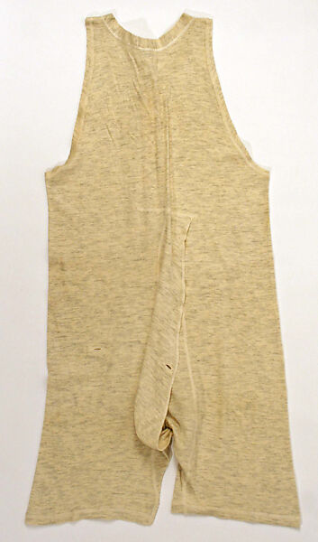 Union suit, R. H. Macy &amp; Co. (American), cotton, American