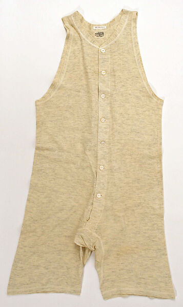 Union suit, R. H. Macy &amp; Co. (American), cotton, American 
