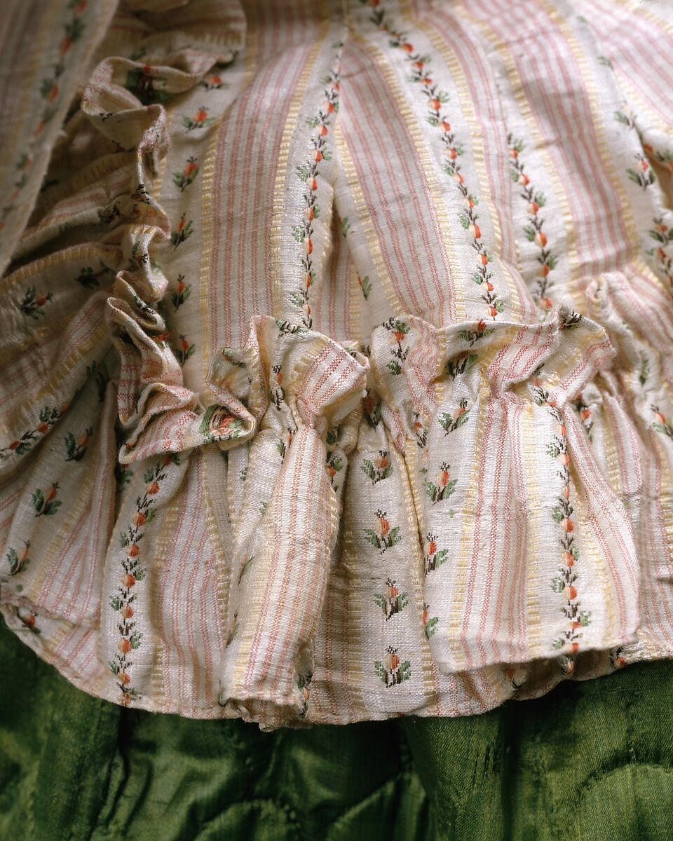 Jacket, silk, linen, French