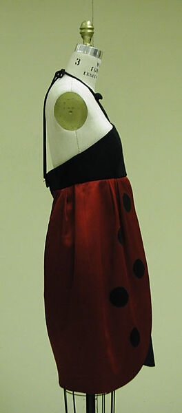 "Coccinella" ("Ladybug") dress, House of Moschino (Italian, founded 1983), silk, Italian