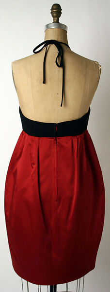 "Coccinella" ("Ladybug") dress, House of Moschino (Italian, founded 1983), silk, Italian