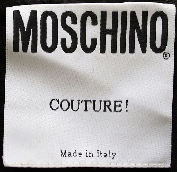 "Coccinella" ("Ladybug") dress, House of Moschino (Italian, founded 1983), silk, Italian