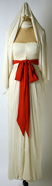 Evening dress, Valentina (American, born Kyiv 1899–1989), silk, American 