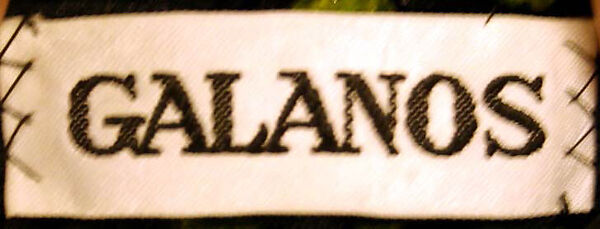 Evening dress, James Galanos (American, Philadelphia, Pennsylvania, 1924–2016 West Hollywood, California), silk, rhinestone, American