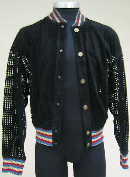 Jacket, Gianni Versace (Italian, founded 1978), leather, Italian