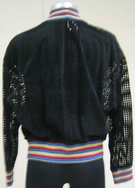 Jacket, Gianni Versace (Italian, founded 1978), leather, Italian