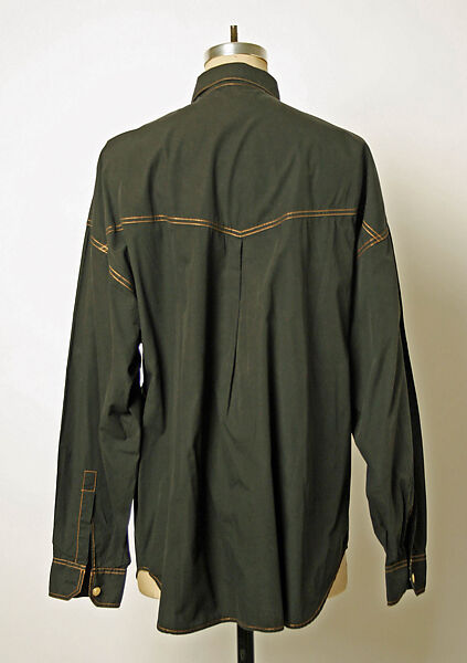 Shirt, Gianni Versace (Italian, founded 1978), cotton, Italian