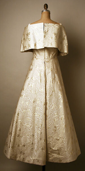 Evening dress, Arnold Scaasi (American, born Montreal, Canada, 1931–2015), silk, synthetic fiber, American