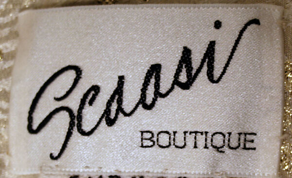 Evening dress, Arnold Scaasi (American, born Montreal, Canada, 1931–2015), silk, synthetic fiber, American