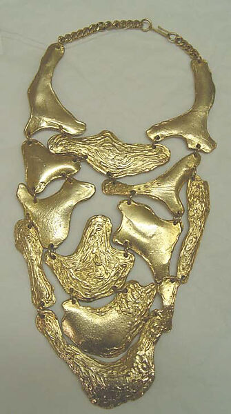 Necklace, Pauline Trigère (American, born France, Paris 1908–2002 New York), metal, American 