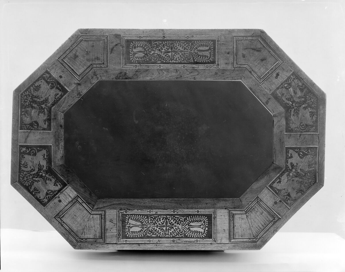 Slate Table, Birch, white pine, walnut, spruce, American