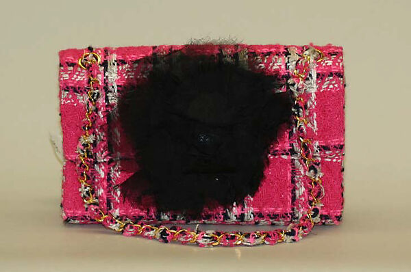 Ensemble, House of Chanel (French, founded 1910), wool, silk, leather, metal, French