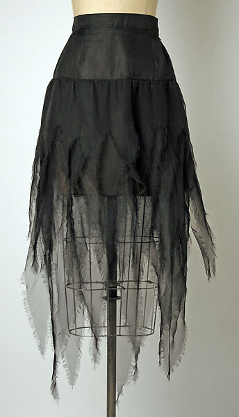 Ensemble, House of Chanel (French, founded 1910), wool, silk, leather, metal, French