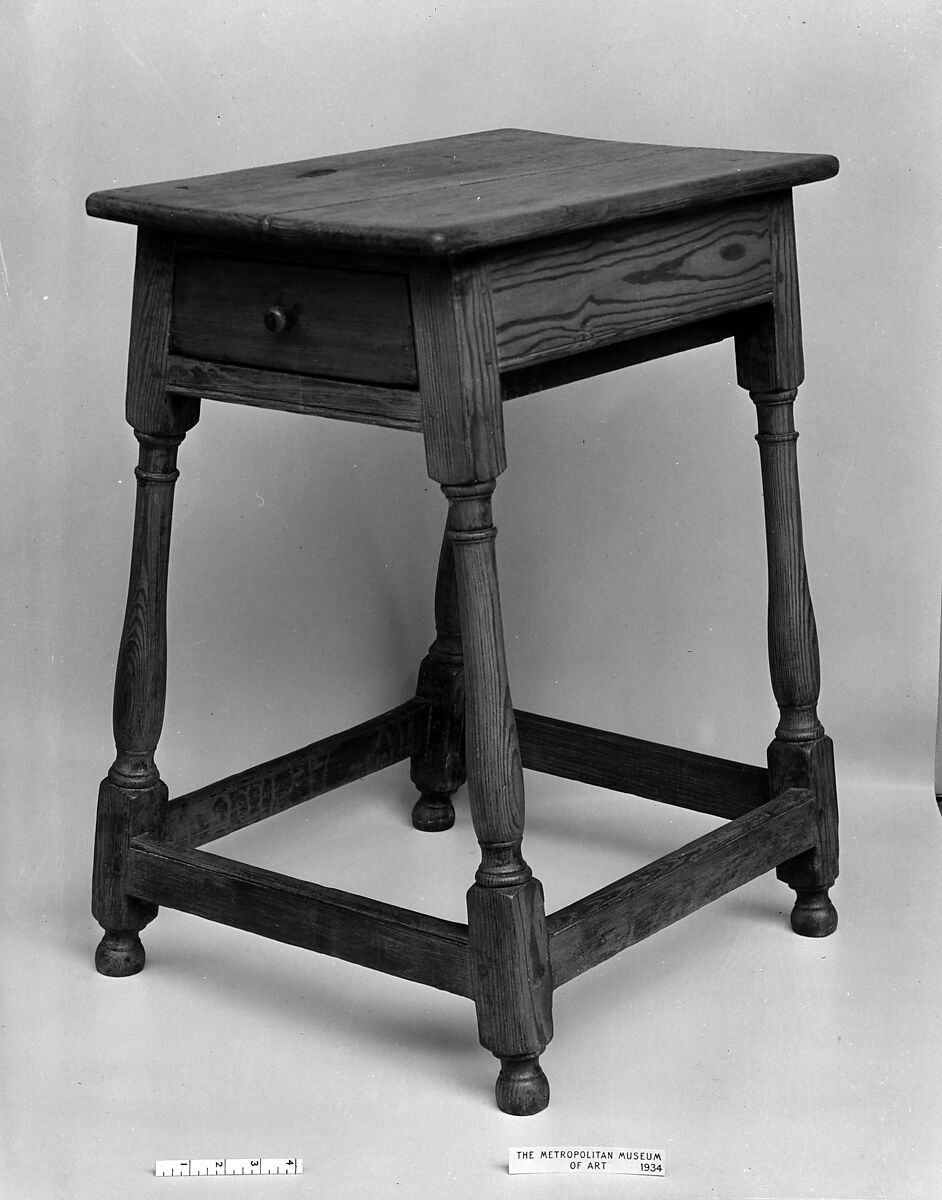 Table, Yellow pine, American