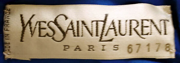 Evening dress, Yves Saint Laurent (French, founded 1961), silk, French