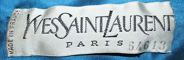 Cocktail dress, Yves Saint Laurent (French, founded 1961), silk, French