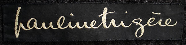 Evening dress, Pauline Trigère (American, born France, Paris 1908–2002 New York), wool, glass, American