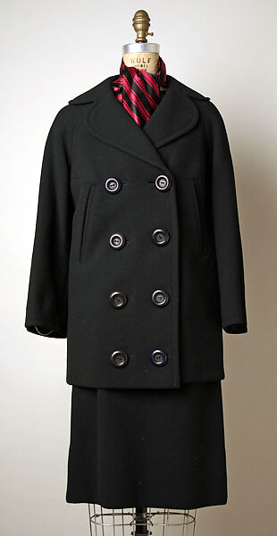 Suit, Pauline Trigère (American, born France, Paris 1908–2002 New York), wool, silk, American 
