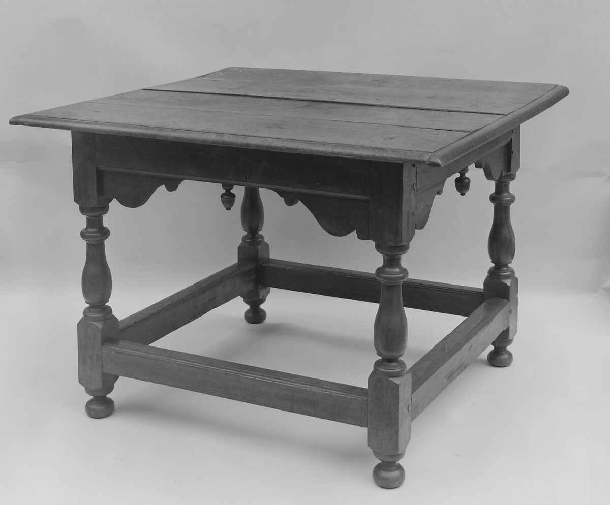 Table, Soft maple, eastern white pine, ash, red oak, American