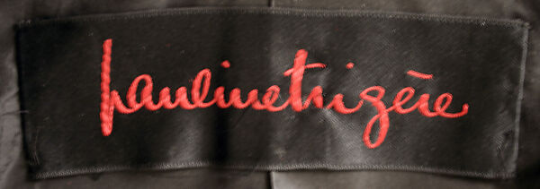 Coat, Pauline Trigère (American, born France, Paris 1908–2002 New York), wool, glass, American