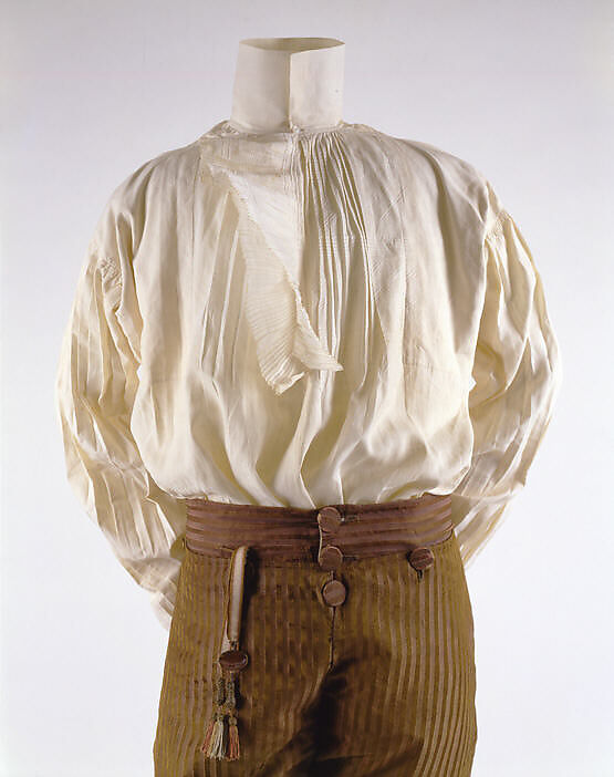 Shirt, linen, American