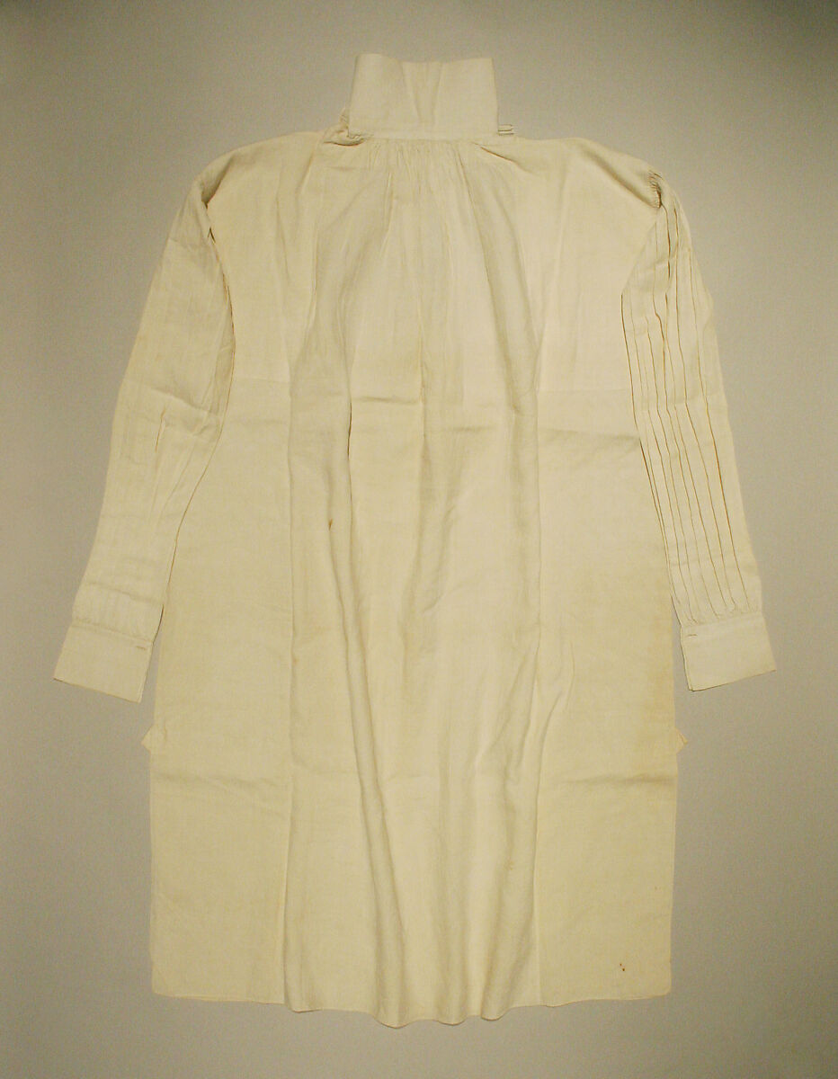 Shirt, linen, American