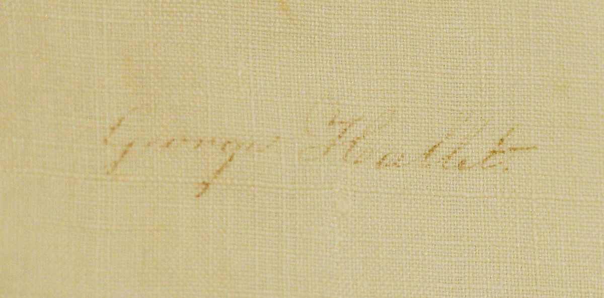 Shirt, linen, American