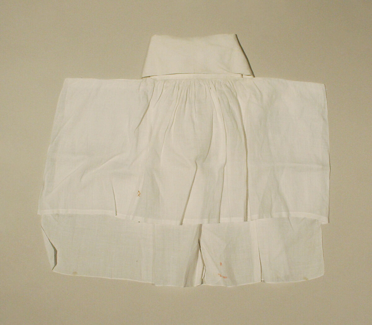 Dickey, linen, American