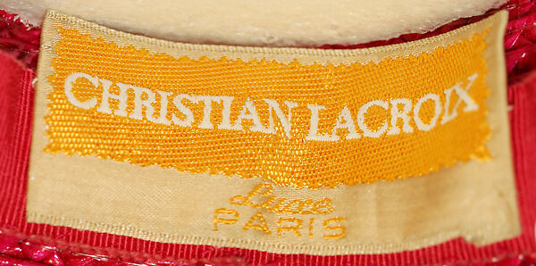 Hat, Christian Lacroix (French, born 1951), synthetic fiber, French