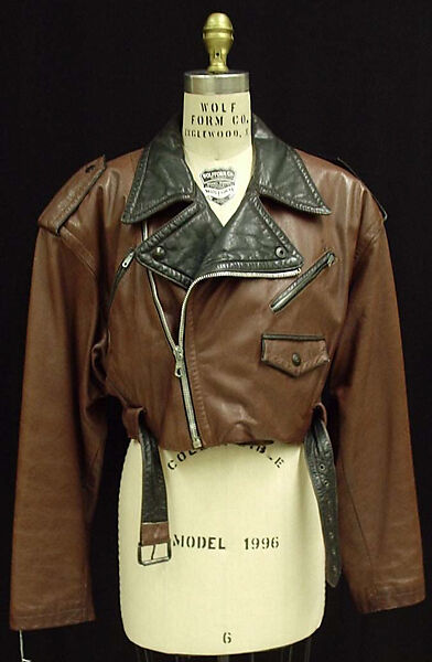 Jacket, Jean Paul Gaultier (French, born 1952), leather, French 
