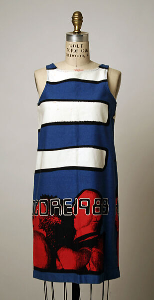 Dress, Stephen Sprouse (American, 1953–2004), cotton, American 