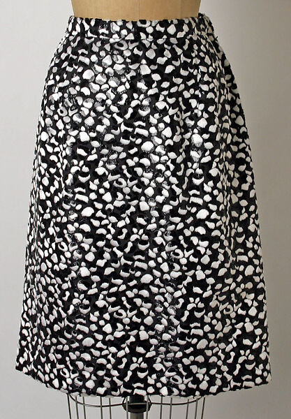 Evening suit, James Galanos (American, Philadelphia, Pennsylvania, 1924–2016 West Hollywood, California), silk, synthetic fiber, plastic, American