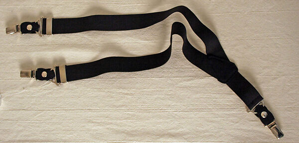 Trousers, Jean Paul Gaultier (French, born 1952), cotton, elastic, metal, French