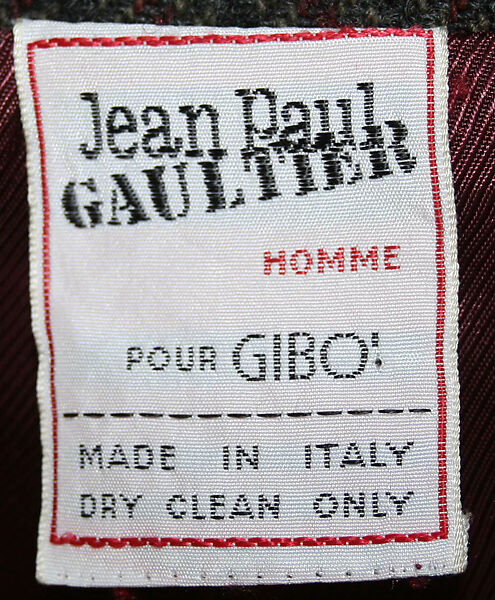 Jacket, Jean Paul Gaultier (French, born 1952), wool, French