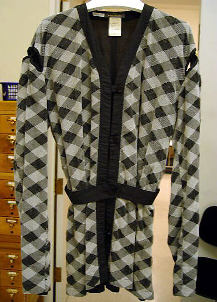 Jacket, Issey Miyake (Japanese, 1938–2022), cotton, polyester, cotton blend, plastic, Japanese 