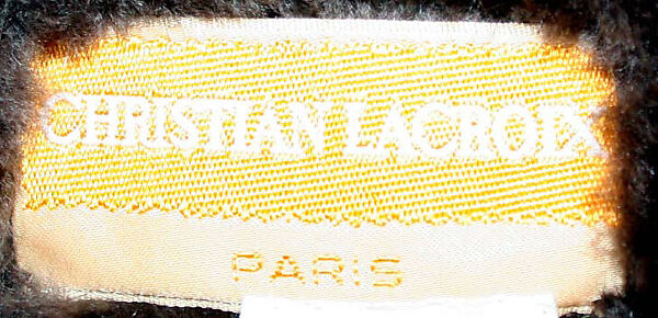 Coat, Christian Lacroix (French, born 1951), silk, fur, French