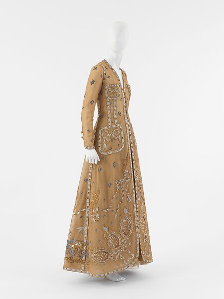 Evening ensemble, House of Chanel  French, silk, metal, French
