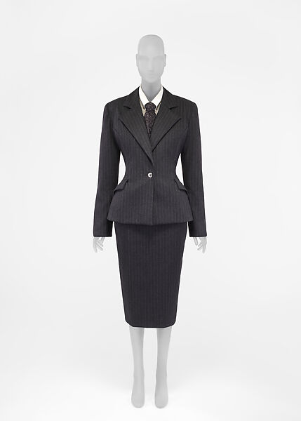 Suit, Carmelo Pomodoro  American, wool, silk, cotton, plastic, metal, American