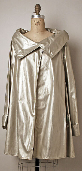 Coat, Carmelo Pomodoro (American, 1955–1992), plastic, American 